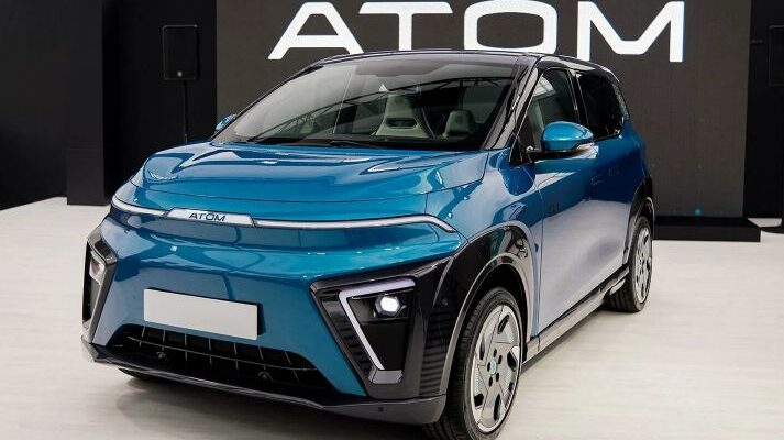 цены на старт продаж электрокара атом