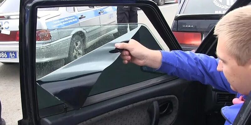 как снять тонировку правильно